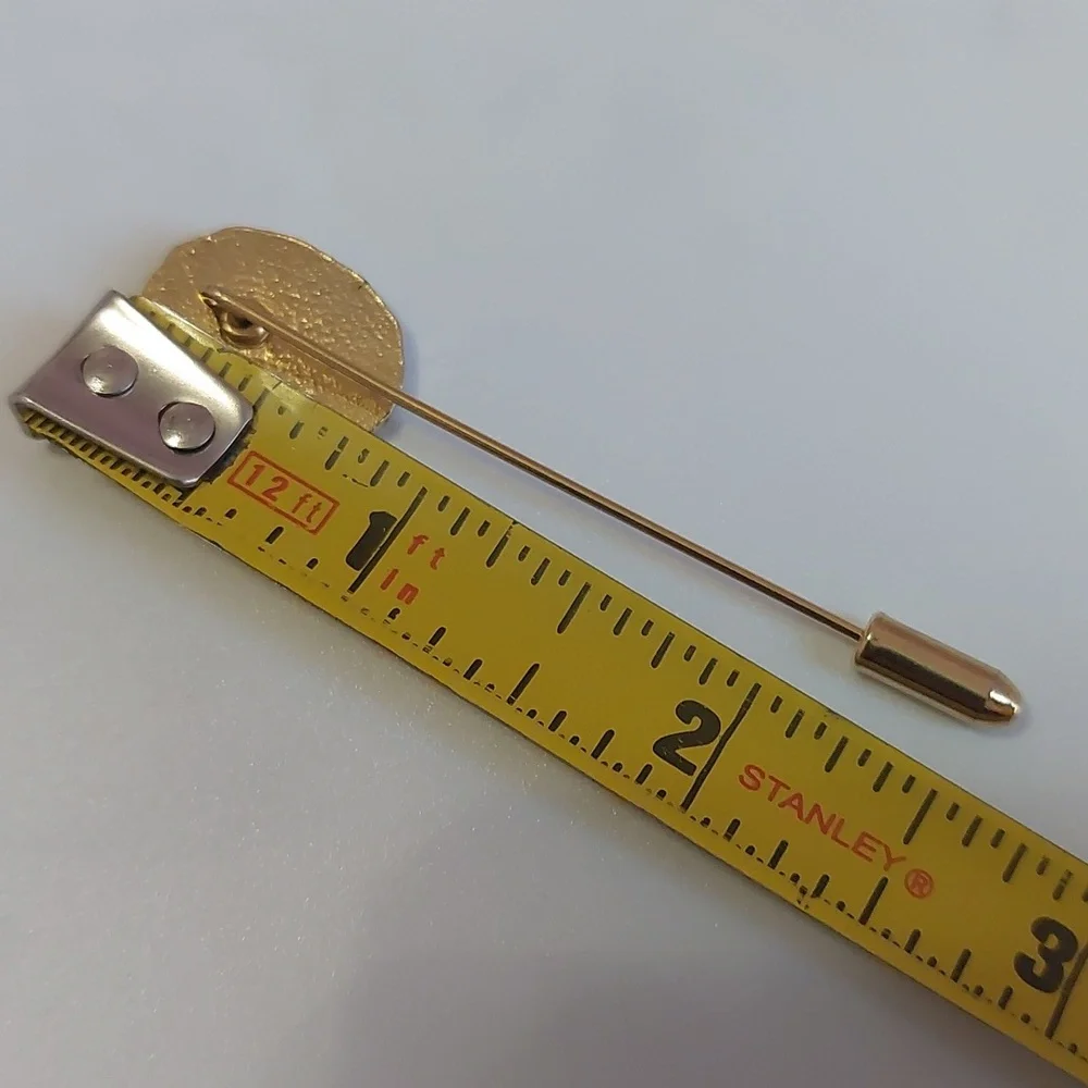 Vintage Cameo Rose Stick Pin - Picture 5 of 5